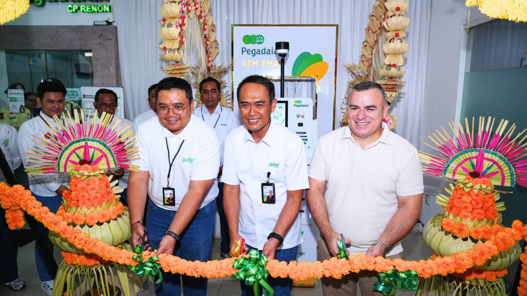 Perkuat Ekosistem Bullion Bank, Brink’s Indonesia Kolaborasi Bersama PT Pegadaian Hadirkan ATM Emas Pertama di Bali